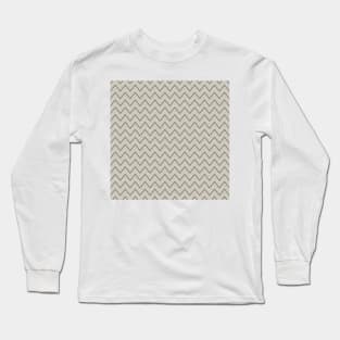 Geometric Zigzag Pattern Long Sleeve T-Shirt